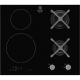 Encimera mixtas ELECTROLUX** EGD6576NOK, 4 zonas, Negro, Sin zona gigante